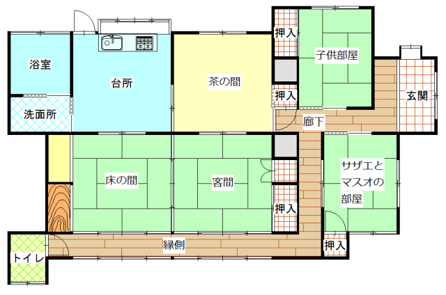 サザエさんと住宅 株式会社親交開発